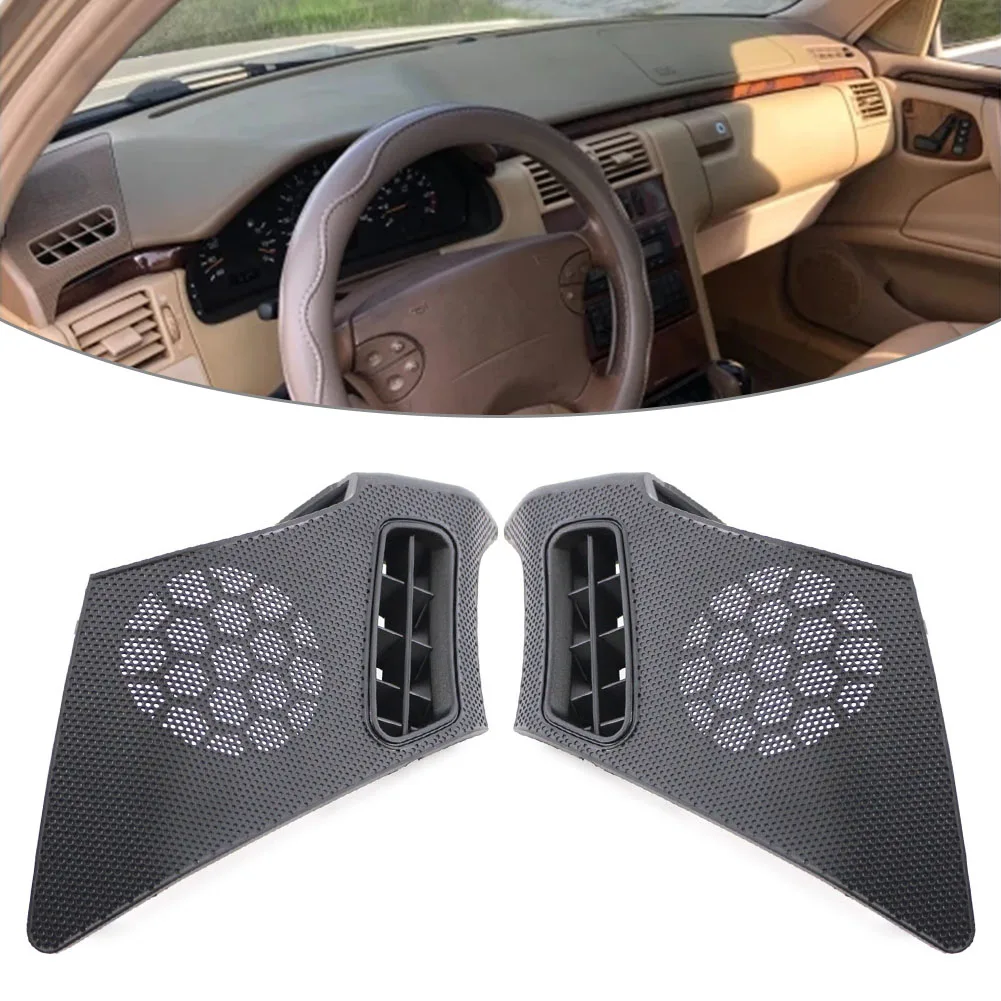 1 Pair Car Dash Board Air Vent Speaker Grill Cover For Mercedes-Benz E-Class W210 E320 E430 E55 1996-2002