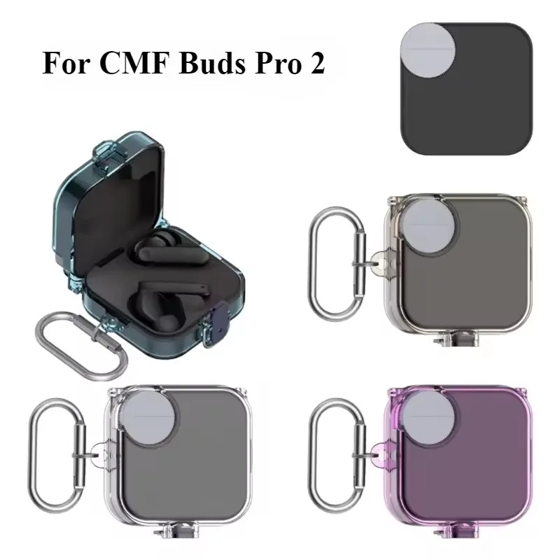 

Transparent Case Cover For CMF Buds Pro 2 TPU Headphone Shockproof Sleeve Scratch Resistant Housing Antidust Cover Protective