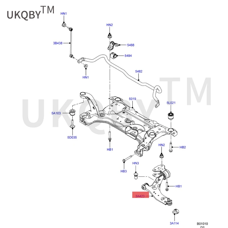 ใช้ได้กับ F OX 12-15ช่วงล่าง L BV613A424AAB