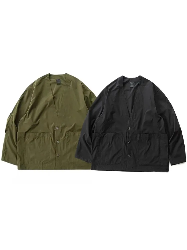 

Dalwa Pler39 японское мужское и женское японское пальто с несколькими карманами, свободная летняя тонкая водонепроницаемая куртка-кардиган