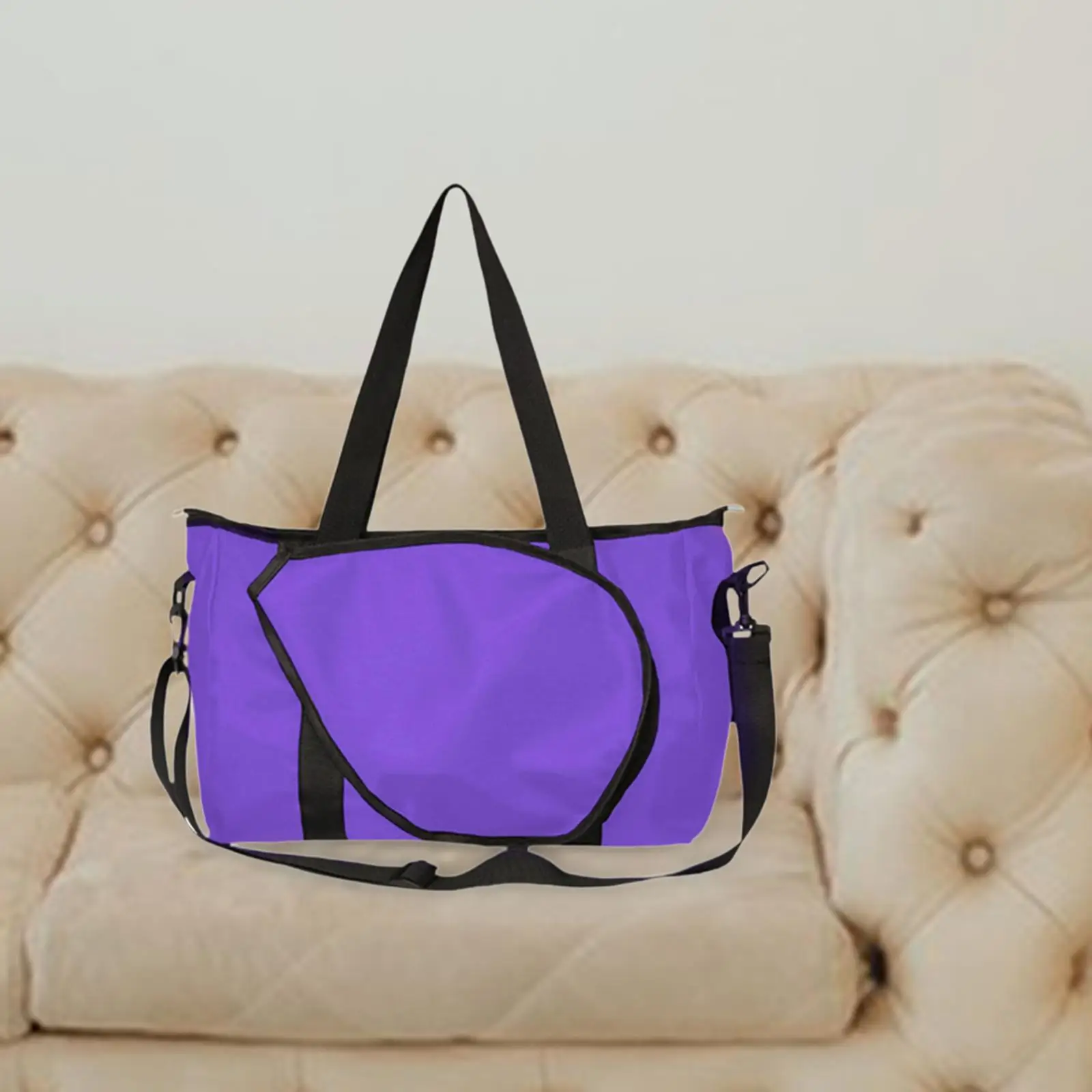 

Tennis Tote Bag Water Resistant Adults Large Capacity Pickleball Racket Storage Tennis Racquet Bag Shoulder Bag Tennis Handbag