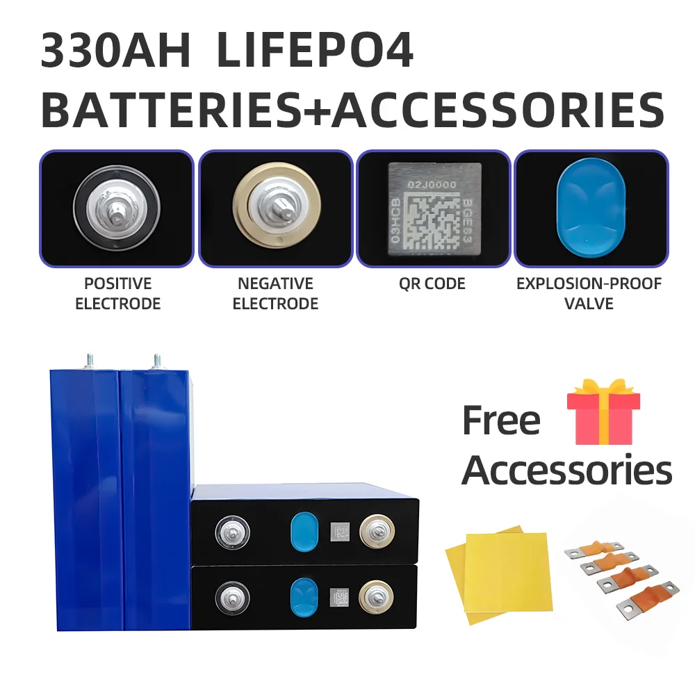 12,000 دورة 3.2 فولت 330AH Lifepo4 بطارية 320AH ليثيوم فوسفات الحديد خلية لتقوم بها بنفسك 12 فولت/24 فولت/48 فولت بطارية قابلة للشحن للنظام الشمسي #2
