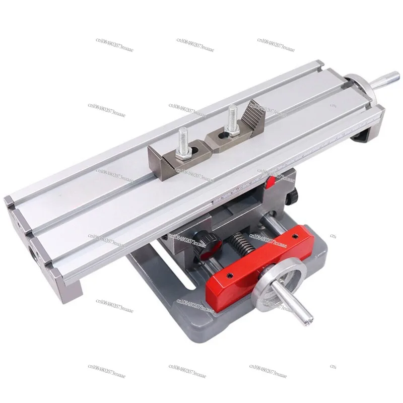 X Y Axis Mini Bench Cross Slide Vise Table Mini Aluminium Milling Drilling Fixture Worktable 1pc