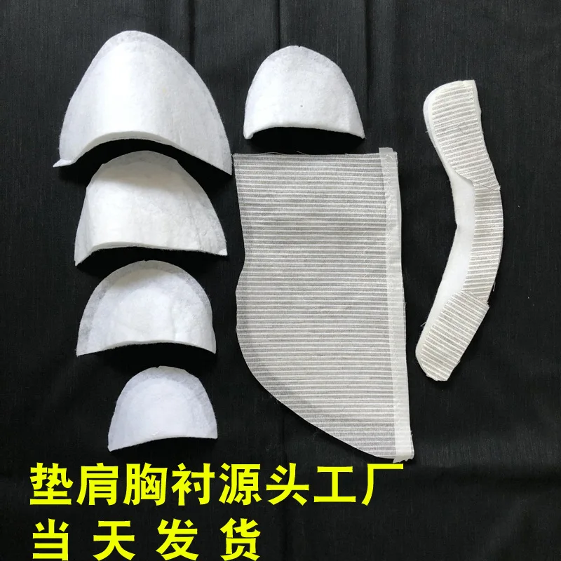 

5Pairs Factory supply clothing shoulder pads, suits and chest pads accessories.