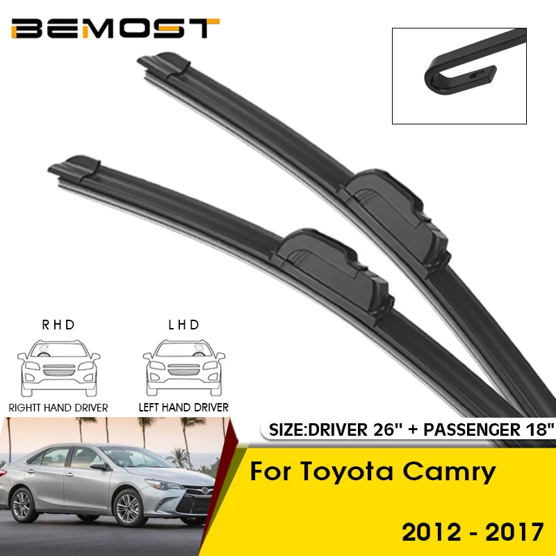 Car Wiper Blades For Toyota Camry 2012-2017 Windshield Windscreen Front Window Blades 26\