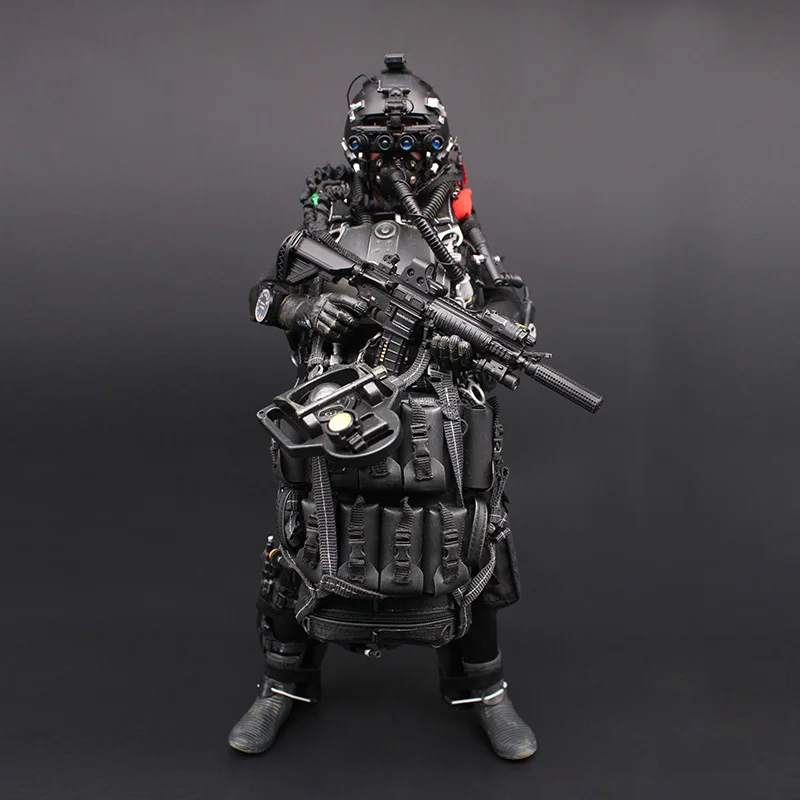 Spot 1/6 Night Jumper Man Handmade Model M004 Seal Assault Team Set Us Parachute Collection Model Toy