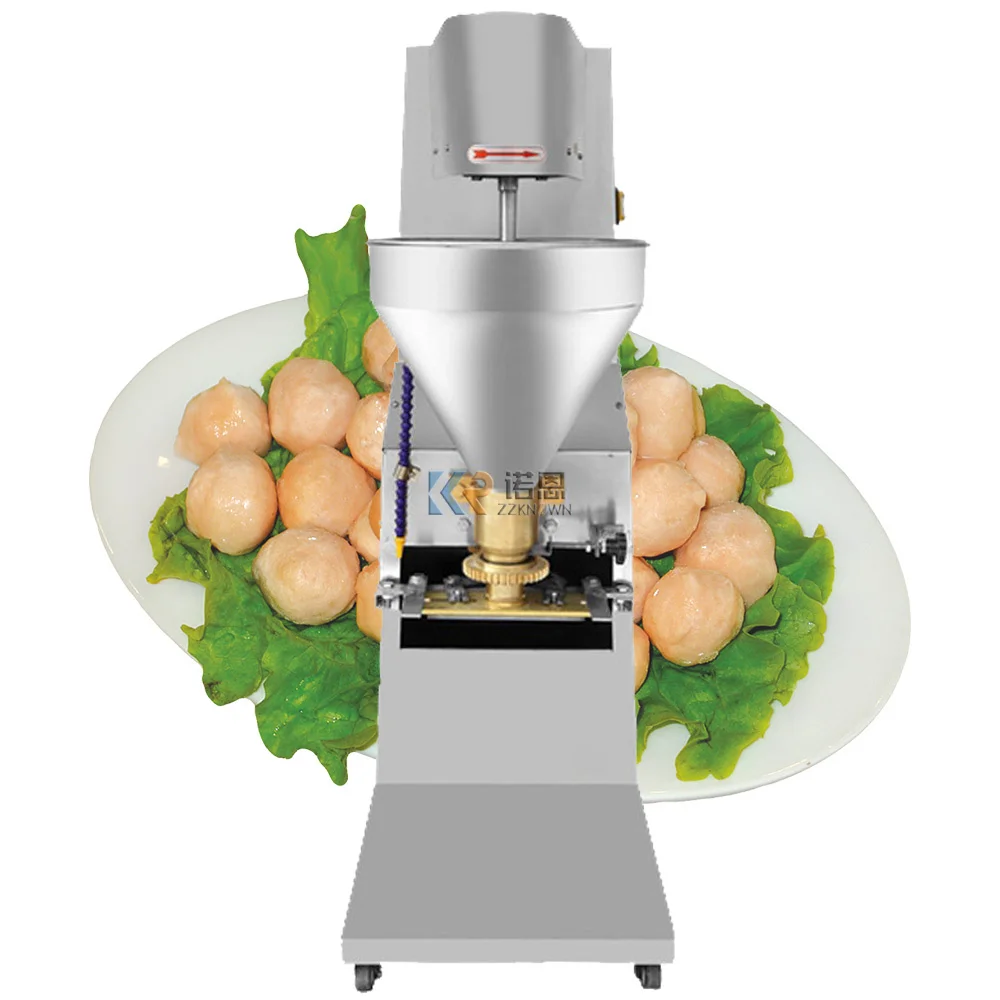 Kommerzielle Fleischbällchenmaschine, elektrische Fleischbällchenformung, Rindfleisch, Fisch, Fleischbällchen, Rollmaschine