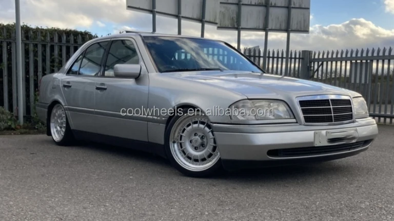 مزورة 2 قطعة 5X112 لمرسيدس بنز W126 R129 W140 W220 W211 W168 R107 عجلة 17 18 19 بوصة الحافات سبيكة عجلة السيارة الكلاسيكية