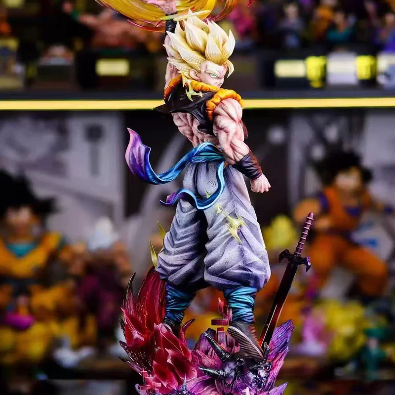 

Фигурка Jt Studio Clouds Rising Gogeta Dragon Ball Z Infinite Ssj3, 18,5 дюймов/47 см, со сменными головами, подвижная, из ПВХ, любимая бойцовская фигурка, игрушка
