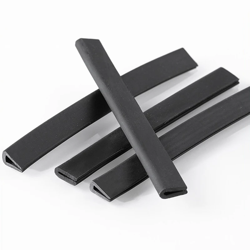 1M Groove 1-12mm U Shaped Rubber Edges Sealing Strip Black Protector Edge Sealing For Car Doors, Glass, Metal Panel,Machinery - Image 3