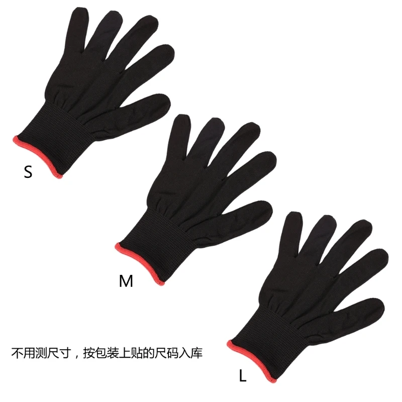 YD61 2Pcs Electric Acoustic Guitar Players Anti-slip Nylon Gloves Guitar Bass Glove Musical Instrument Practice Hand Cover