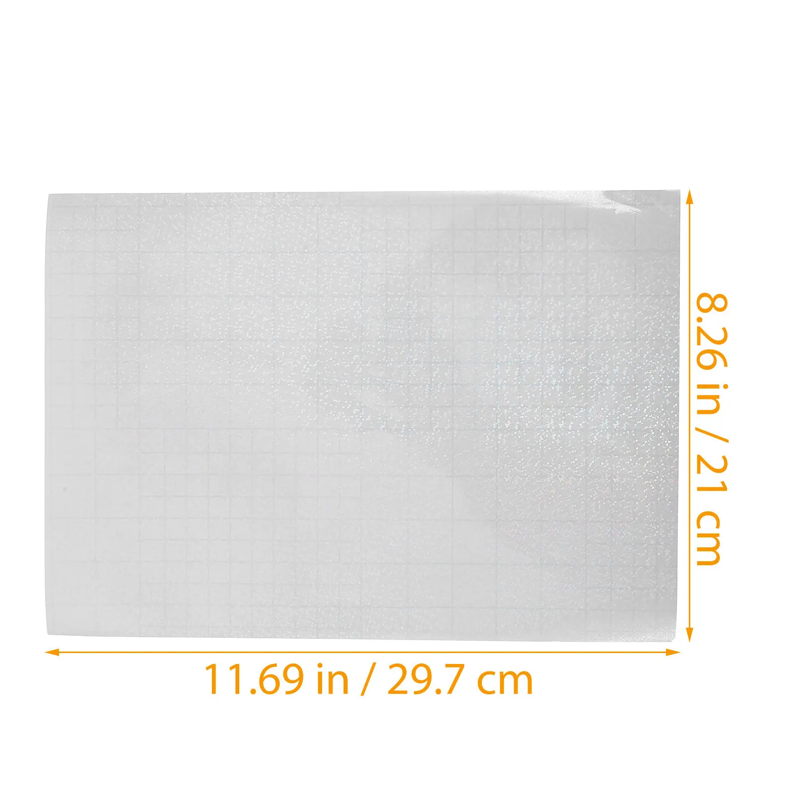 10Pcs Holographic Vinyl Sticker A4 Size Printable Self Adhesive Waterproof Sticker Paper for DIY Home Decor Car Phone Laptop
