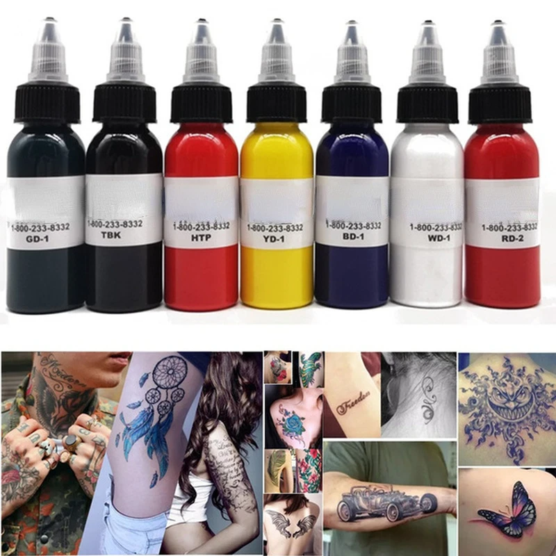 30ML Hot Professional High Quality ink Black Tattoo Ink Black Pigment Body Art Simple