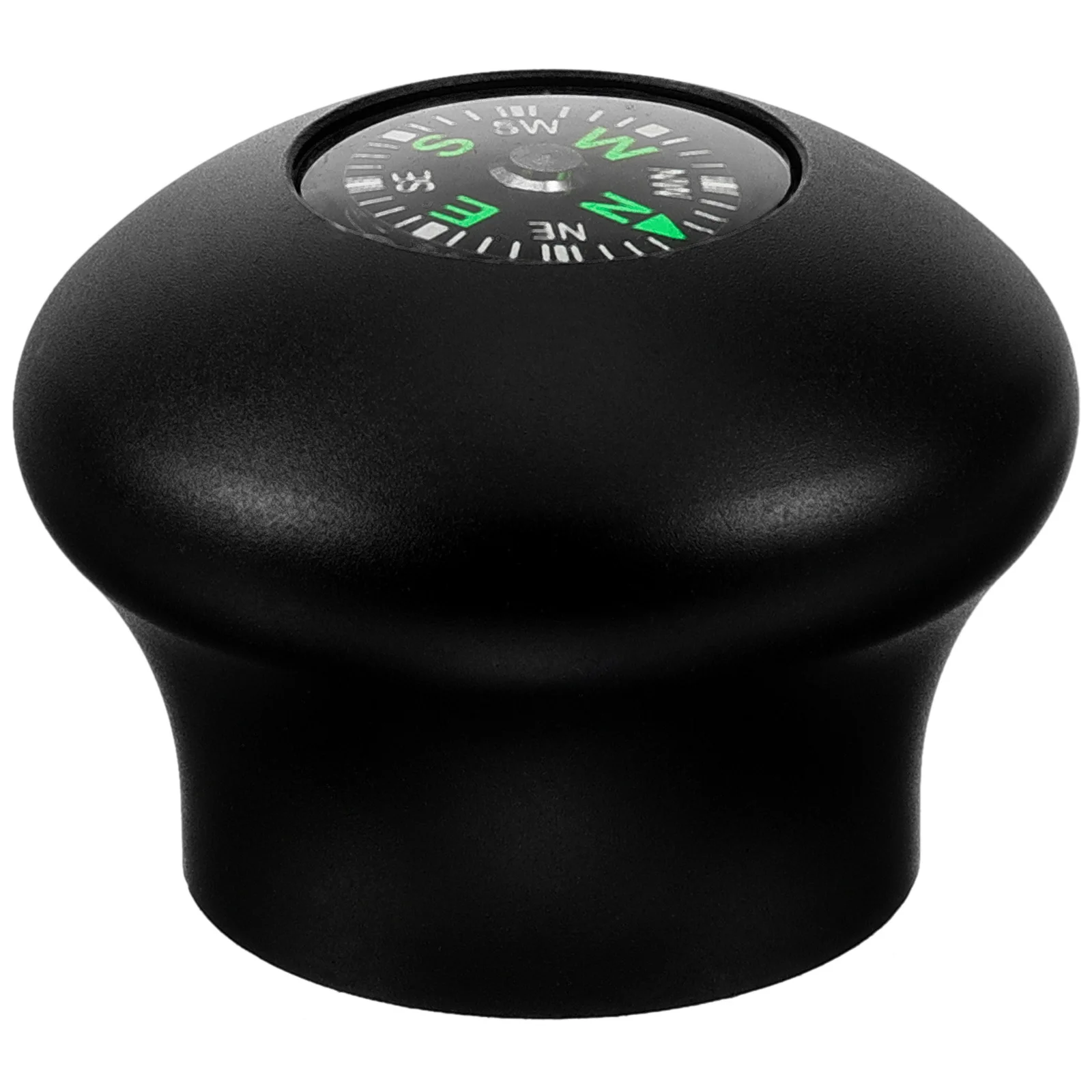 Bussola sferica Manico ergonomico a sfera Leggero e durevole Copri testa per asta da trekking Escursionismo Alpinismo Strumento da campeggio