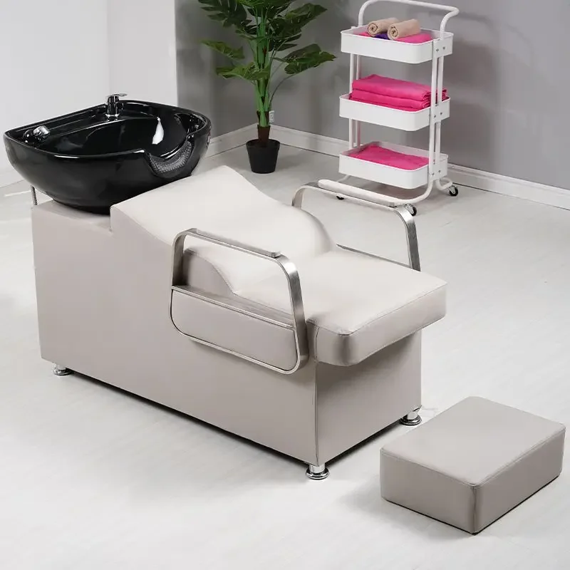 Products For Salon Mobile Shampoo Basin Complete Beauty Washbasin Cosmetic Chair Bac Shampooing Coiffeur A Domicile Massage Hair