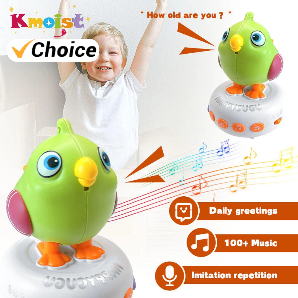 Vogeluid Gecontroleerd Inductie Kinderhorloge Educatief speelgoed Vogel Intelligent horloge Puzzel Fluitje Speelgoed voor jongens Kindergeschenken