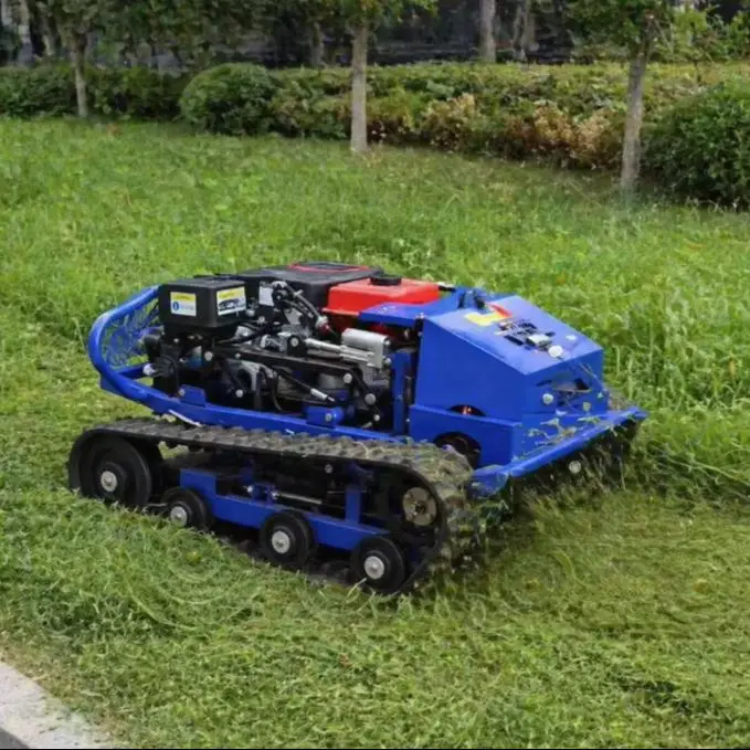 

Multifunctional ZNW-800 Remote Crawler Mower 23HP High Power 800mm Cutting Width All Terrain Grass Cutting Machine With Snow Sho
