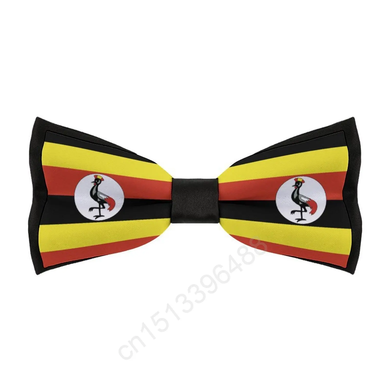 

Галстук-бабочка из полиэстера с флагом Угады для мужчин, модные повседневные мужские галстуки-бабочки, галстук для свадебной вечеринки, костюмы, галстук
