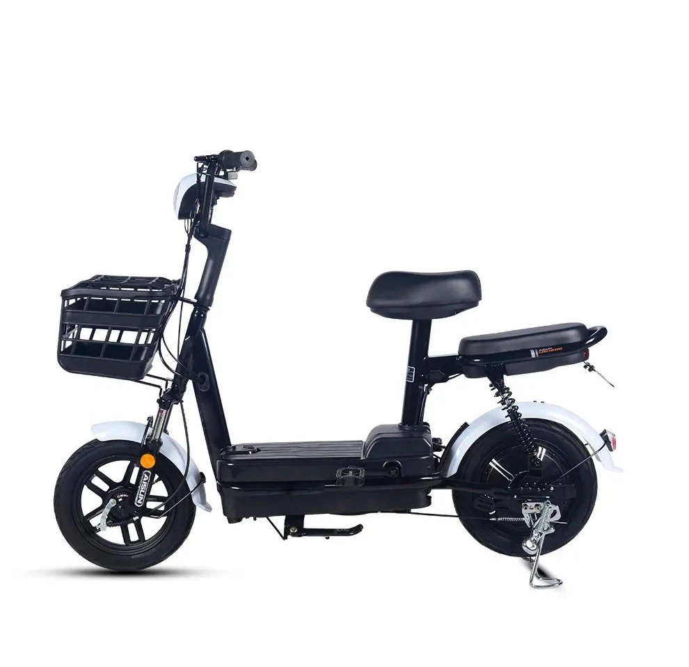 

Оптовая продажа, 14-дюймовый велосипед Step Through E, скутер, 400 Вт, 48 В, двухколесный электрический велосипед для взрослых