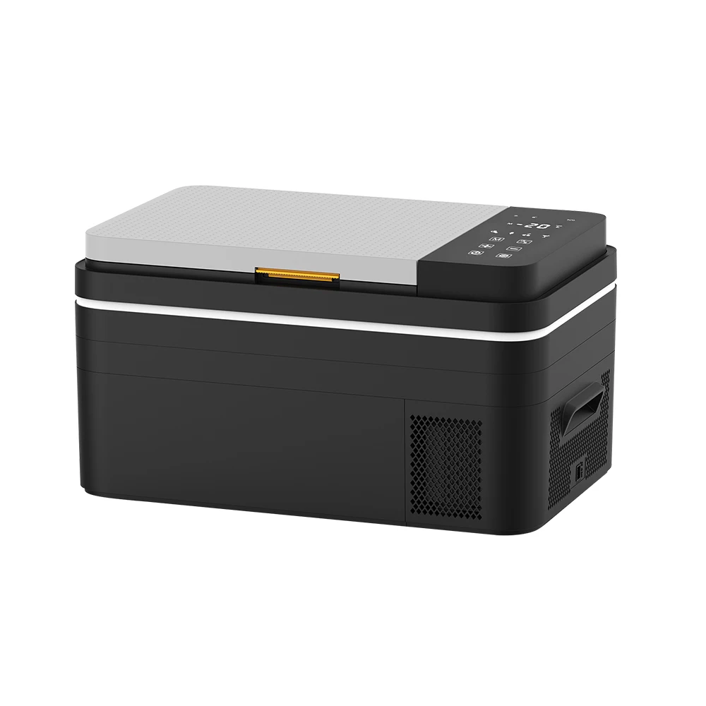 Podofo 20L 25L 30L Tragbarer Auto-Kühlschrank mit APP-Steuerung -20°C ° C bis +20 ° Tragbarer Gefrierschrank für Camping, Reisen, LKW und Heimgebrauch