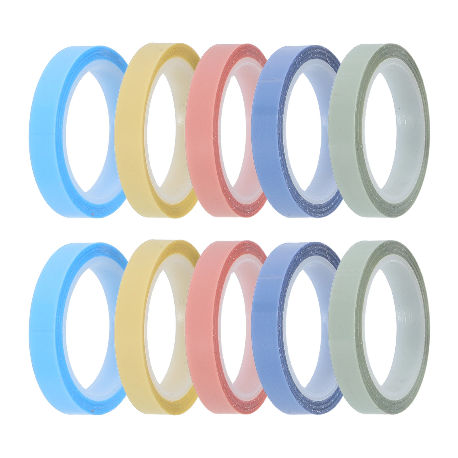 

10 Rolls Tape Clear Sticky Tabs Cute Office Supplies Highlighter Removable Label Sticker