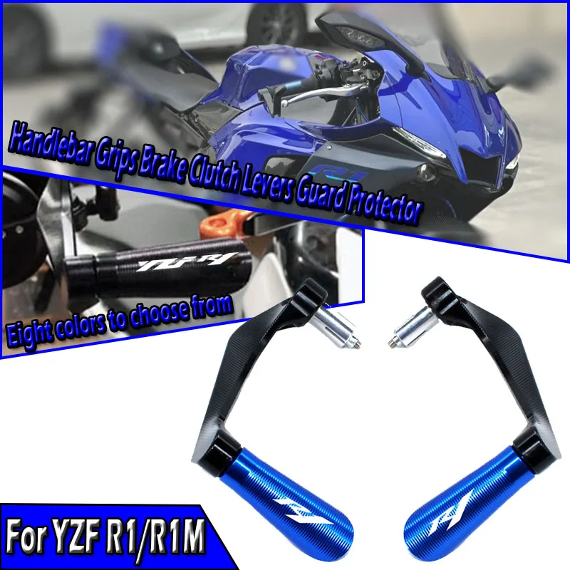 

Motorcycle Accessories CNC Handlebar Grips Brake Clutch Levers Guard Protector For YZFR1 YZF R1M R1 2009-2022 2023 2024 2025