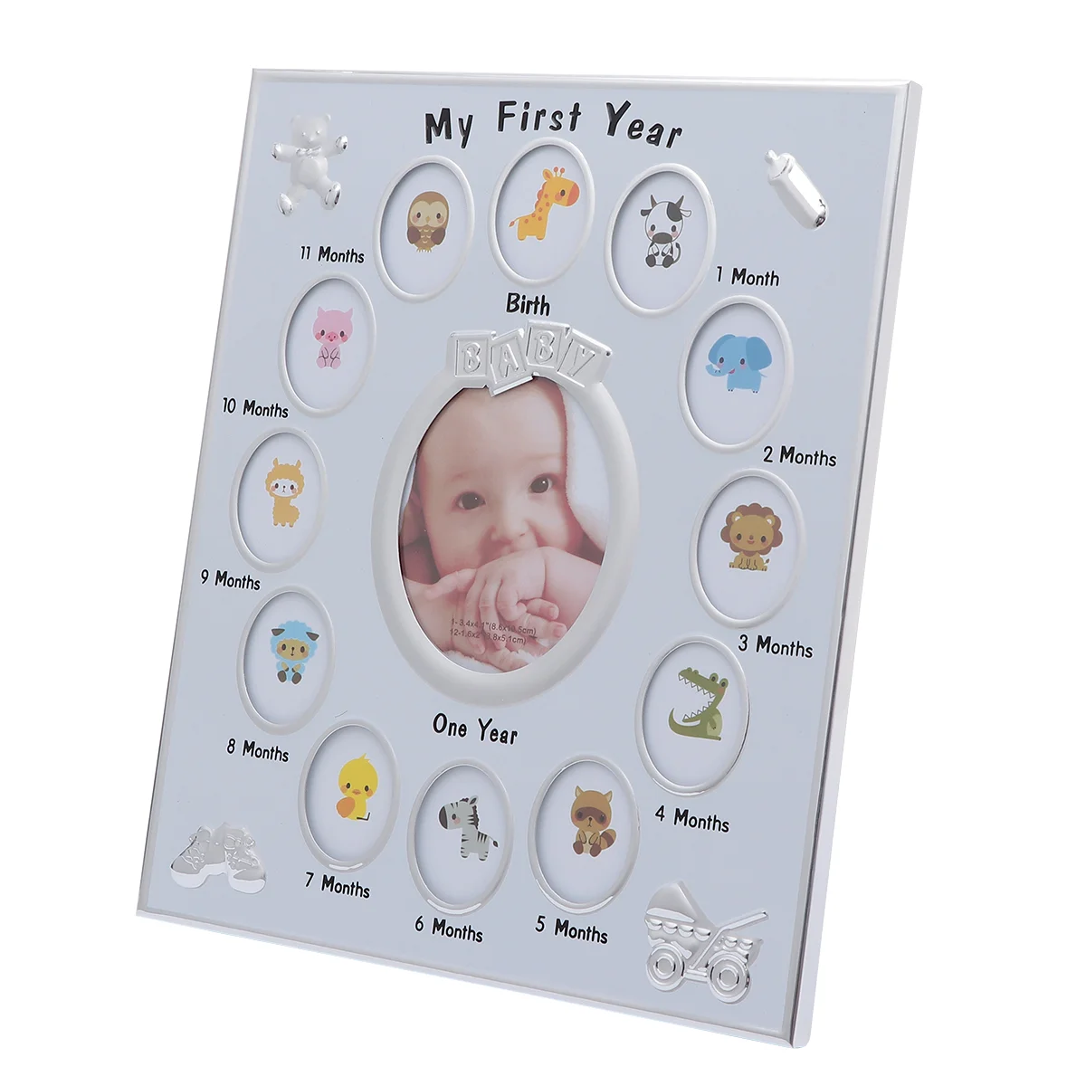 

Baby Birth Souvenir Photo Frame for Infant Growth Record Picture Frames Baby Newborn Gifts 12 Months Commemorate