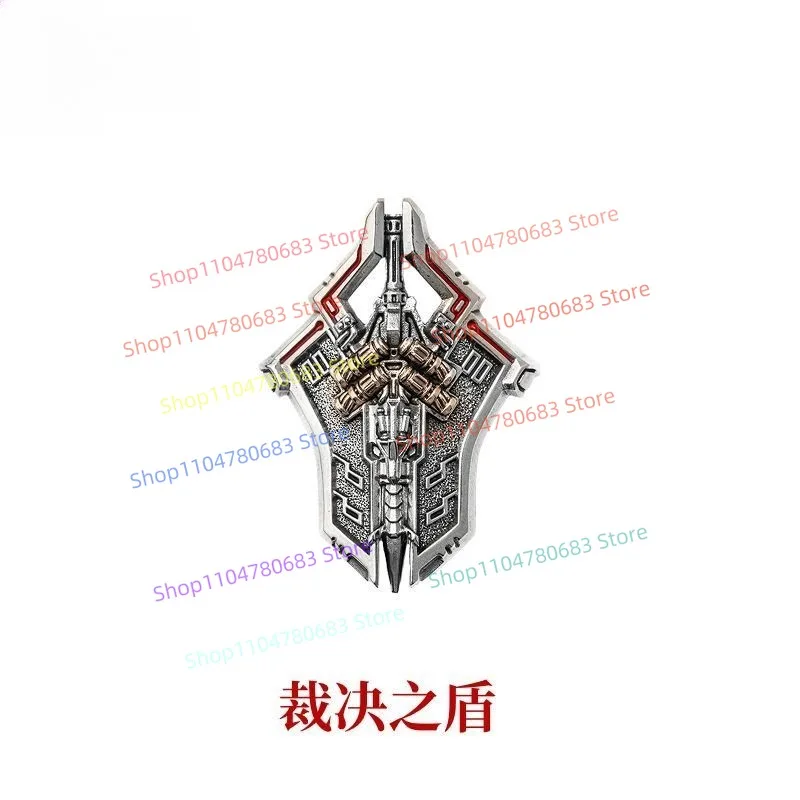 MOC Building Blocks Metal Magnetic Judge Mini Figure Assembly Model Display Anime Cartoon Desktop Decor Toy Gift Collectible