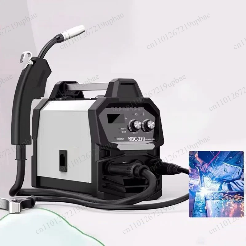 Full Set Gasless MIG Welding Machine, 220V Portable Large‑Body High Efficiency No‑Gas Self‑Shielded Welder Equipment