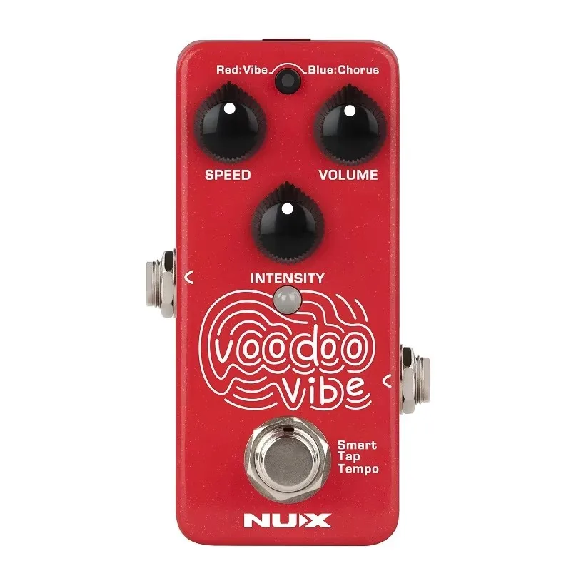 

NUX Voodoo Vibe (NCH-3) mini Uni-vibe pedal with 2 different modes Vibe and Chorus for low noise and zero latency