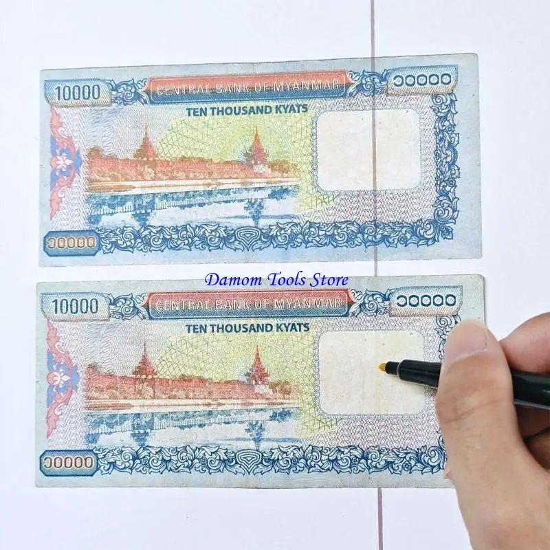 57BE 2/4pcs Reliable Bill Detection Pen Efficient Fake Currency Tester Essential Fraud Prevention Tool Accurate