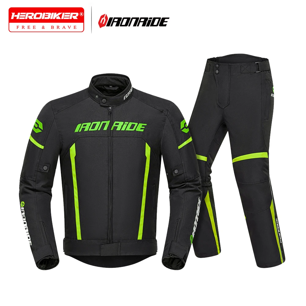 Męska kurtka motocyklowa wodoodporna kurtka motocyklowa spodnie kurtka moto wiatroodporna odzież do jazdy motocrossowej z ochraniaczami