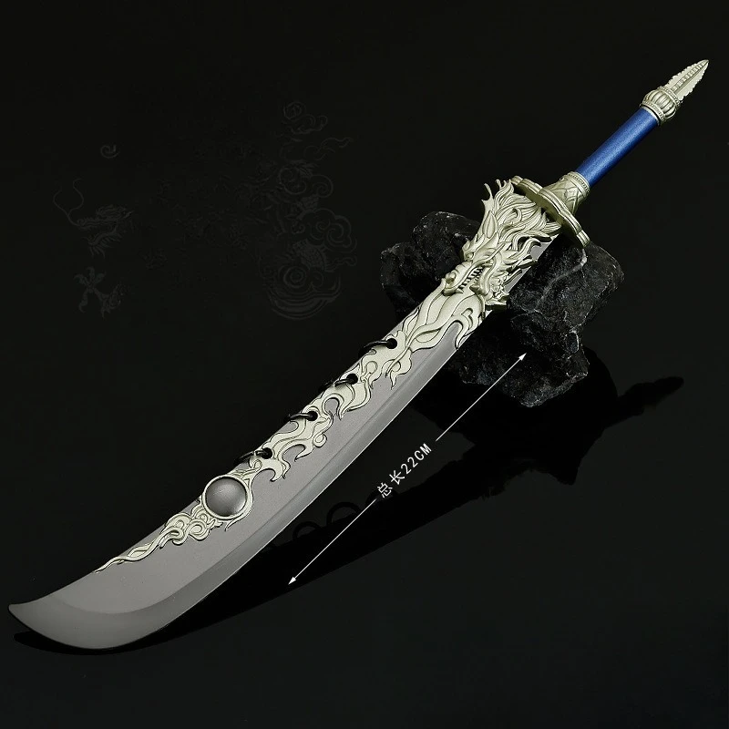 22cm/6.30in Cangyuantu Game Peripheral Knife Weapons Model Desktop Display Ornaments Collection Birthday Gift for Girl Boy Toy