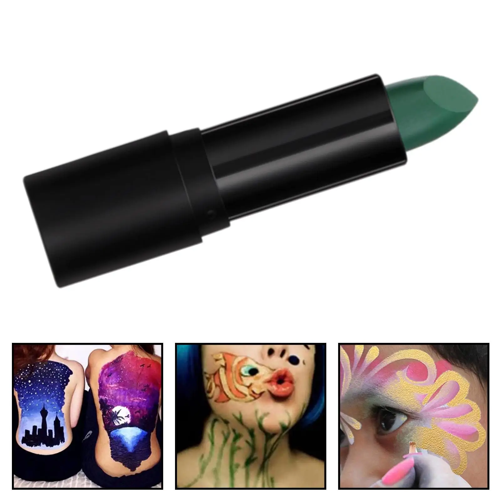 Varas de pintura facial lavável, varas de pintura corporal para fantasia, dia das bruxas, feriado, festa de cosplay