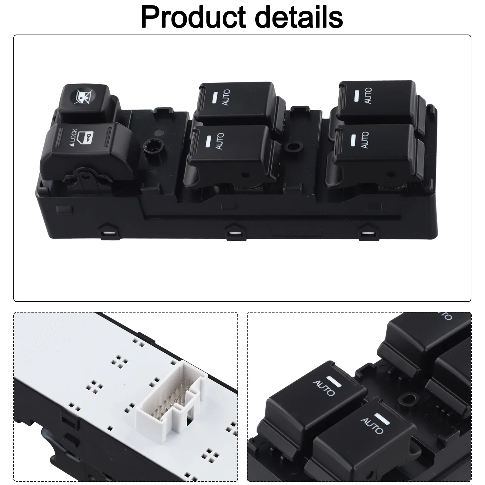 

Аксессуар: Черный переключатель стеклоподъемника для автомобиля, OEM 93573-2P300, идеально подходящий, пластиковый, с устойчивой работой