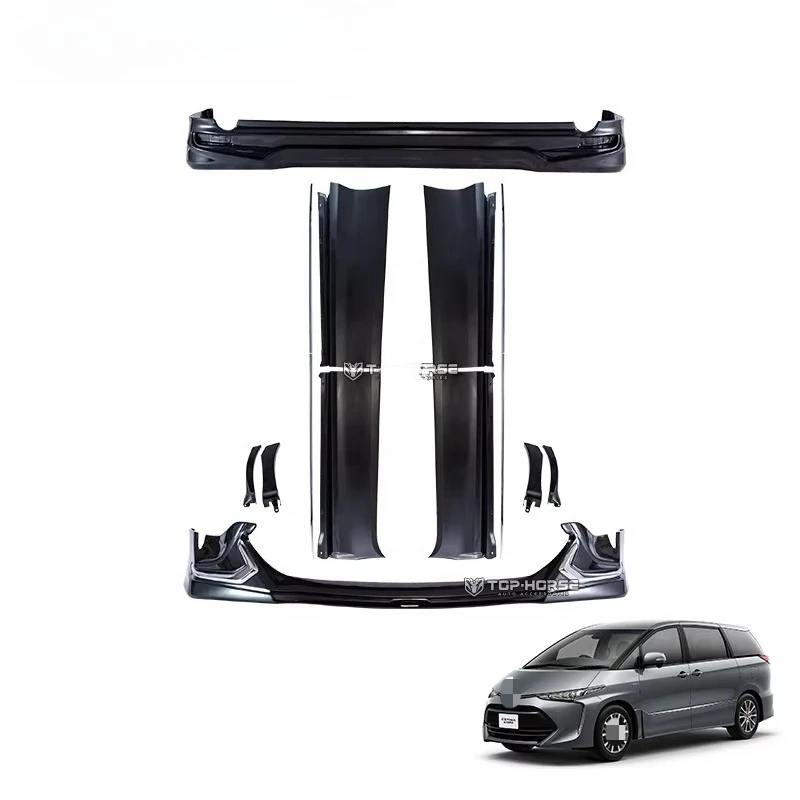 

For 2018+ Toyota Estima Modellista Body Kit Side Skirt PP Material