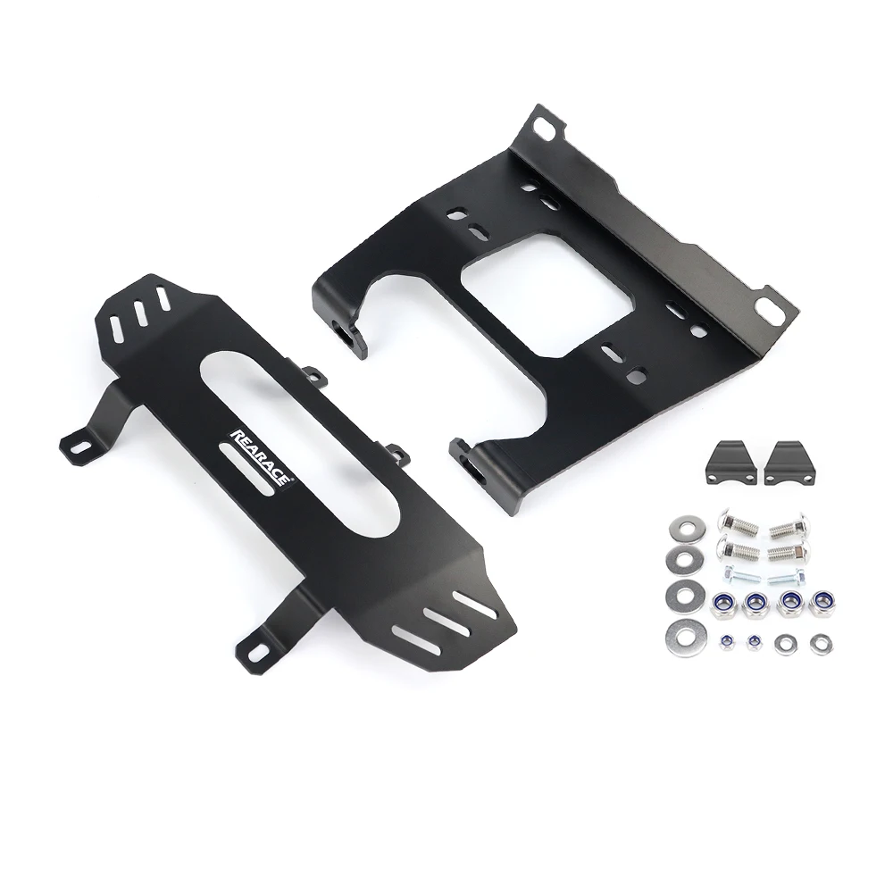 Fit For Polaris RZR XP 1000 / XP 4 1000 2019 2020 2021 2022 2023 Motorcycle Front Winch Mount Bracket UTV Winch Mounting Plate