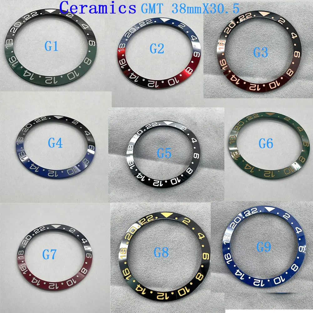 

Watch Accessories GMT Ceramic Scale Ring Mouth Outer 38mm Inner Diameter 30.5mm Available In Multiple Colors