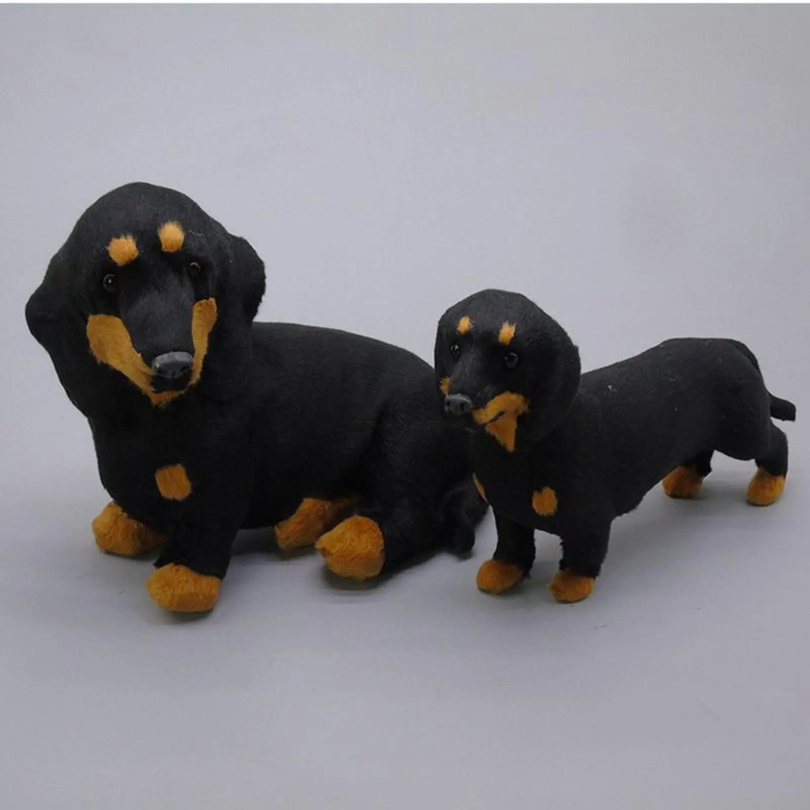 لعبة Dachshund القطيفة طويلة الجسم الكلب محشوة الحيوان لطيف واقعية الكلب بلوشي لينة السجق الكلب اللعب هدية لعيد الميلاد عيد الميلاد