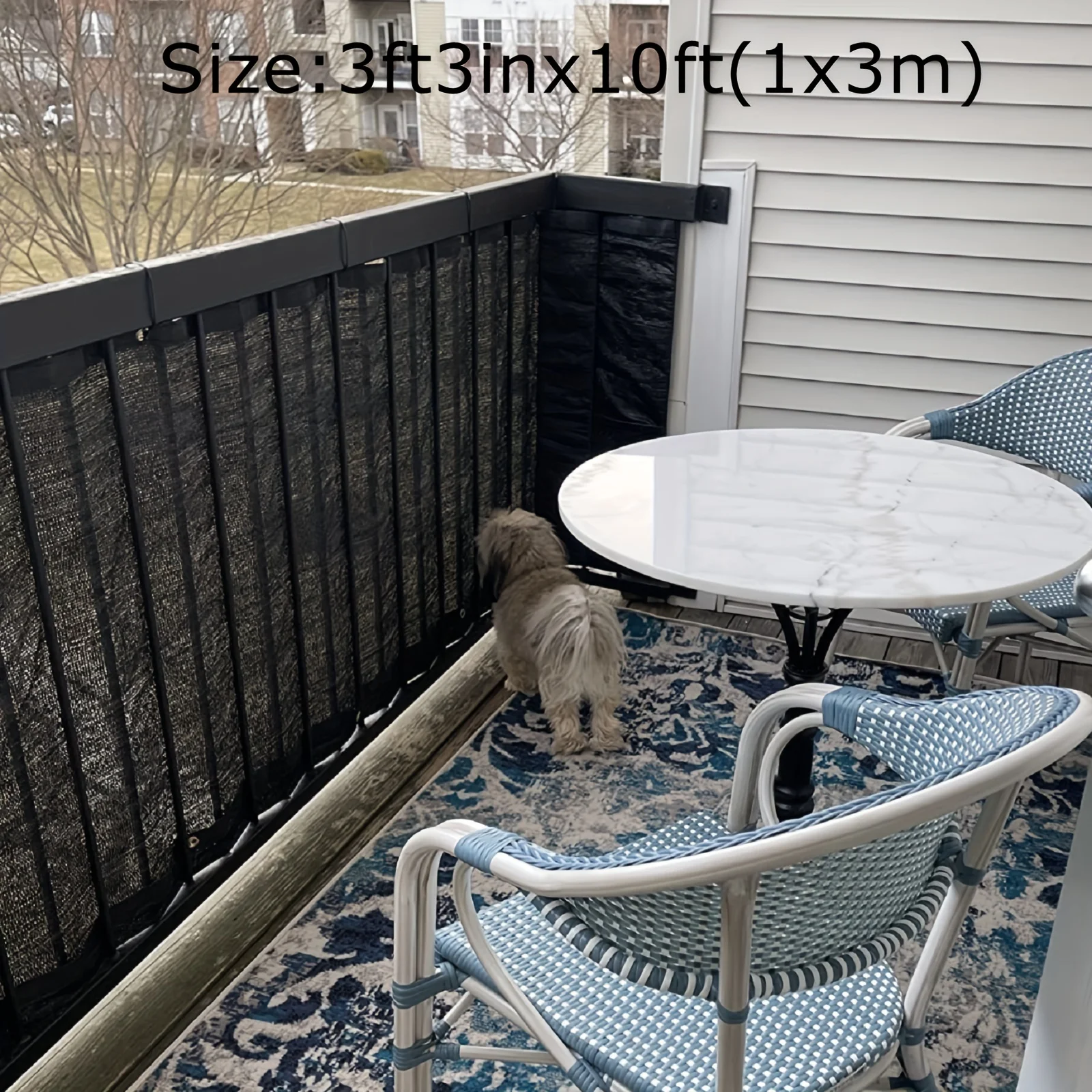 

Солнцезащитная сетка, специально разработанная для террасов изготовлена из полиэтиленового материала высокой плотности. Вдалить равномерный эффект затенения.