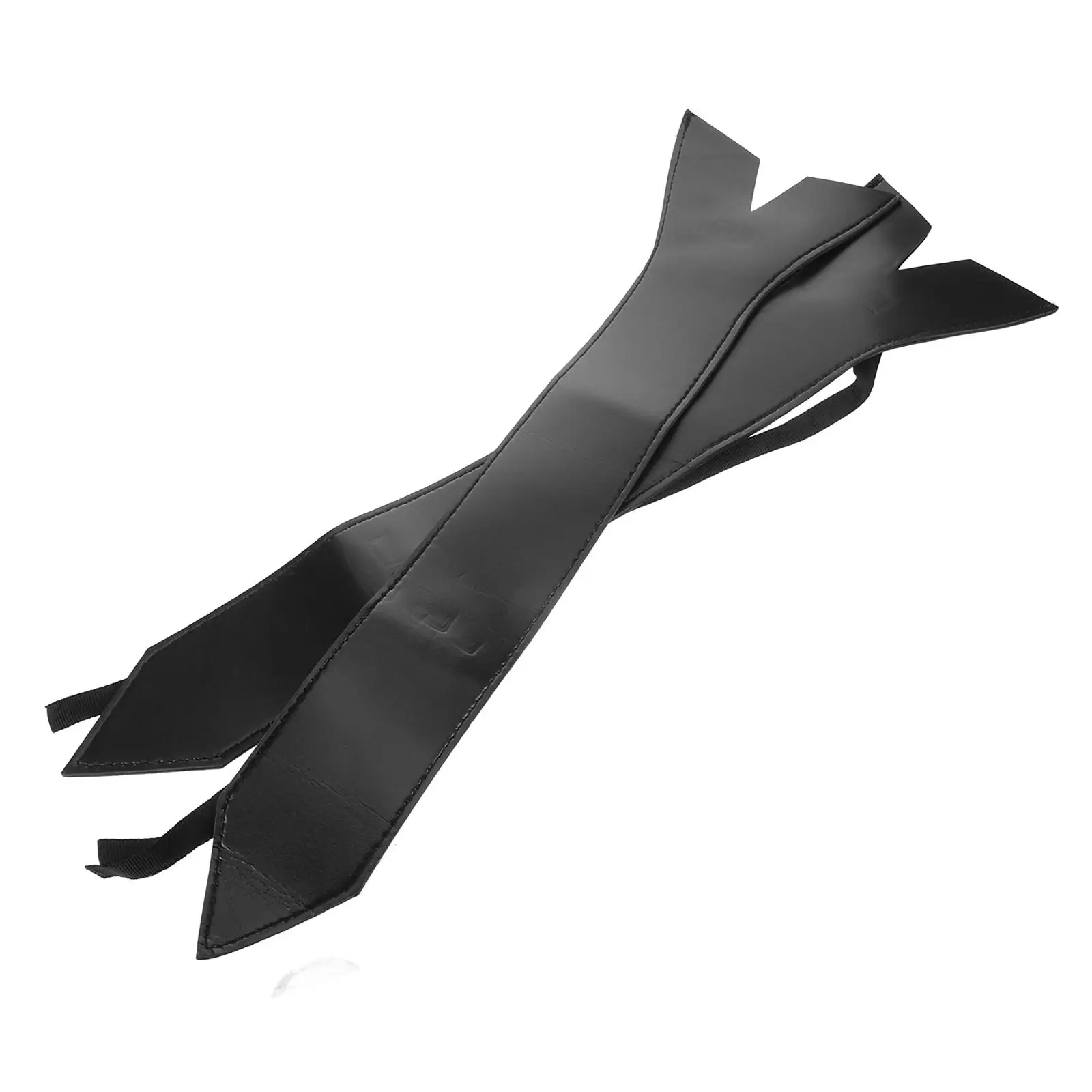 2pcs Swords Storage Carrying Bag Thick PU Adjustable Shoulder Portable Child Black Lightweight Performance cosplay