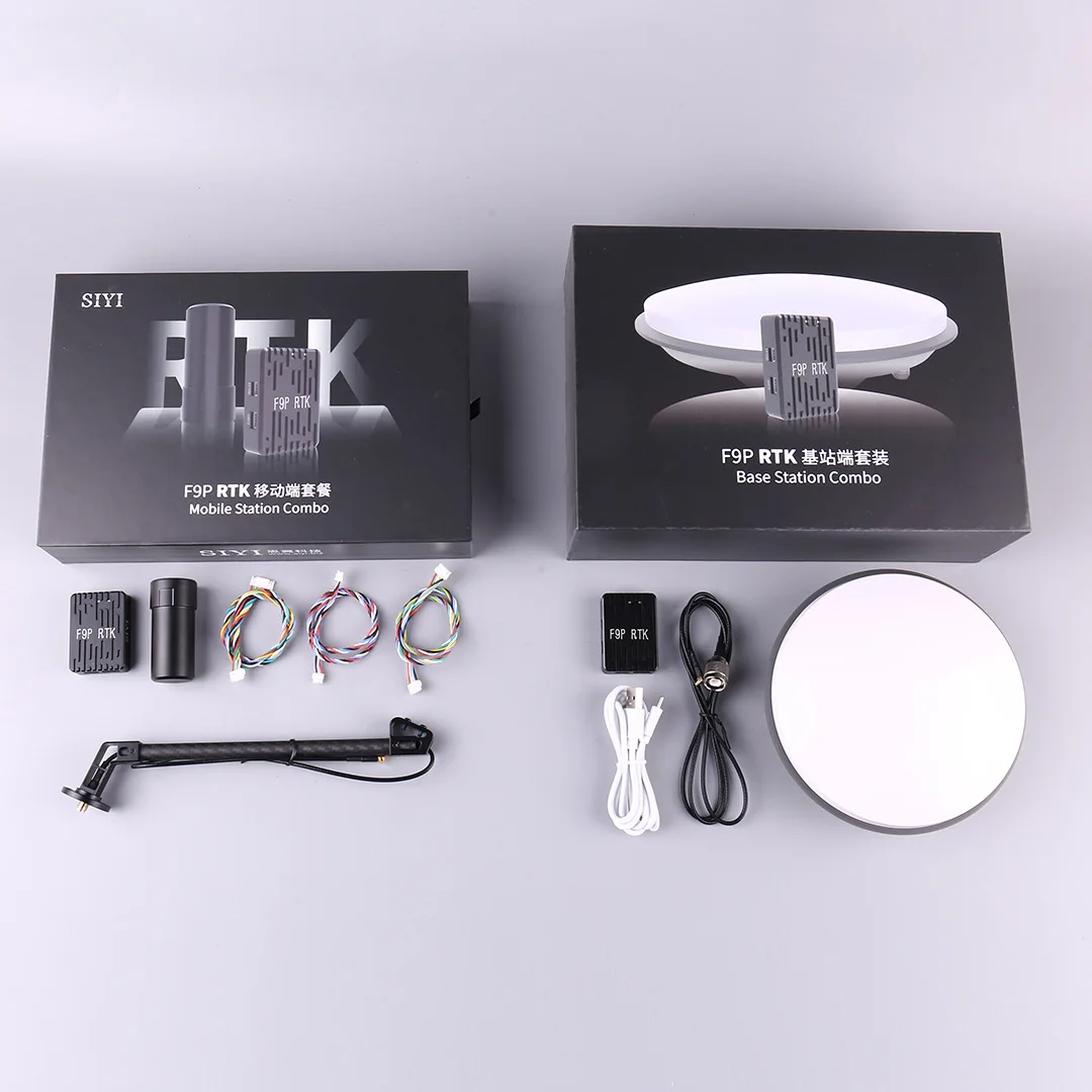 SIYI F9P RTK centimeter-level positioning is compatible with PX4/ArduPilot open-source dual-module lateral GPS