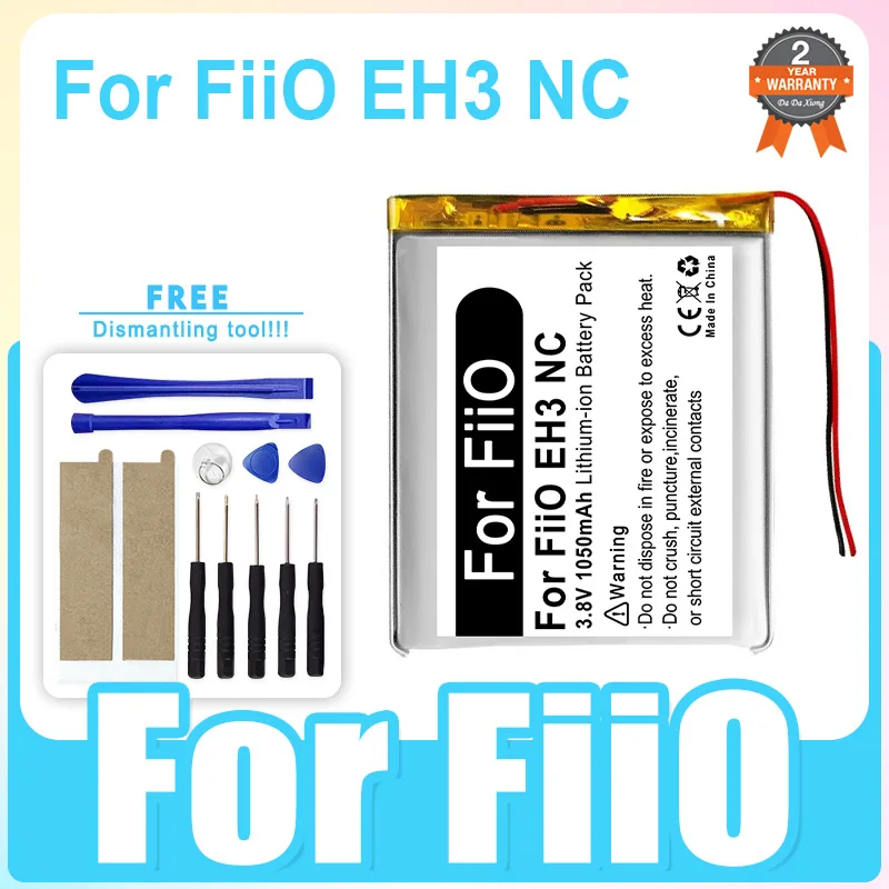 Replacement Battery For FiiO EH3 NC Wireless Noise-Cancelling Headphones