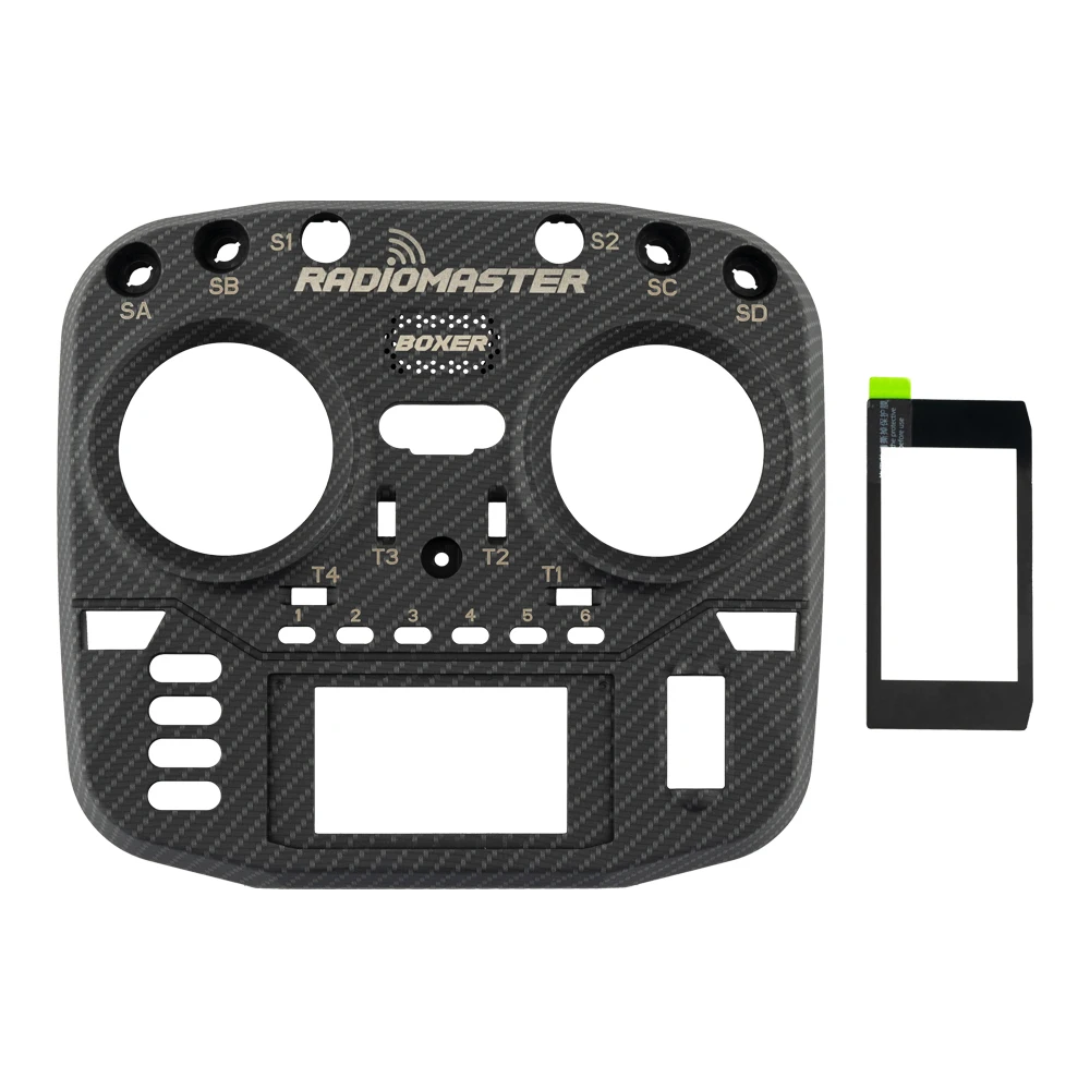 Original Radiomaster Boxer Carbon Fiber Faceplate Set