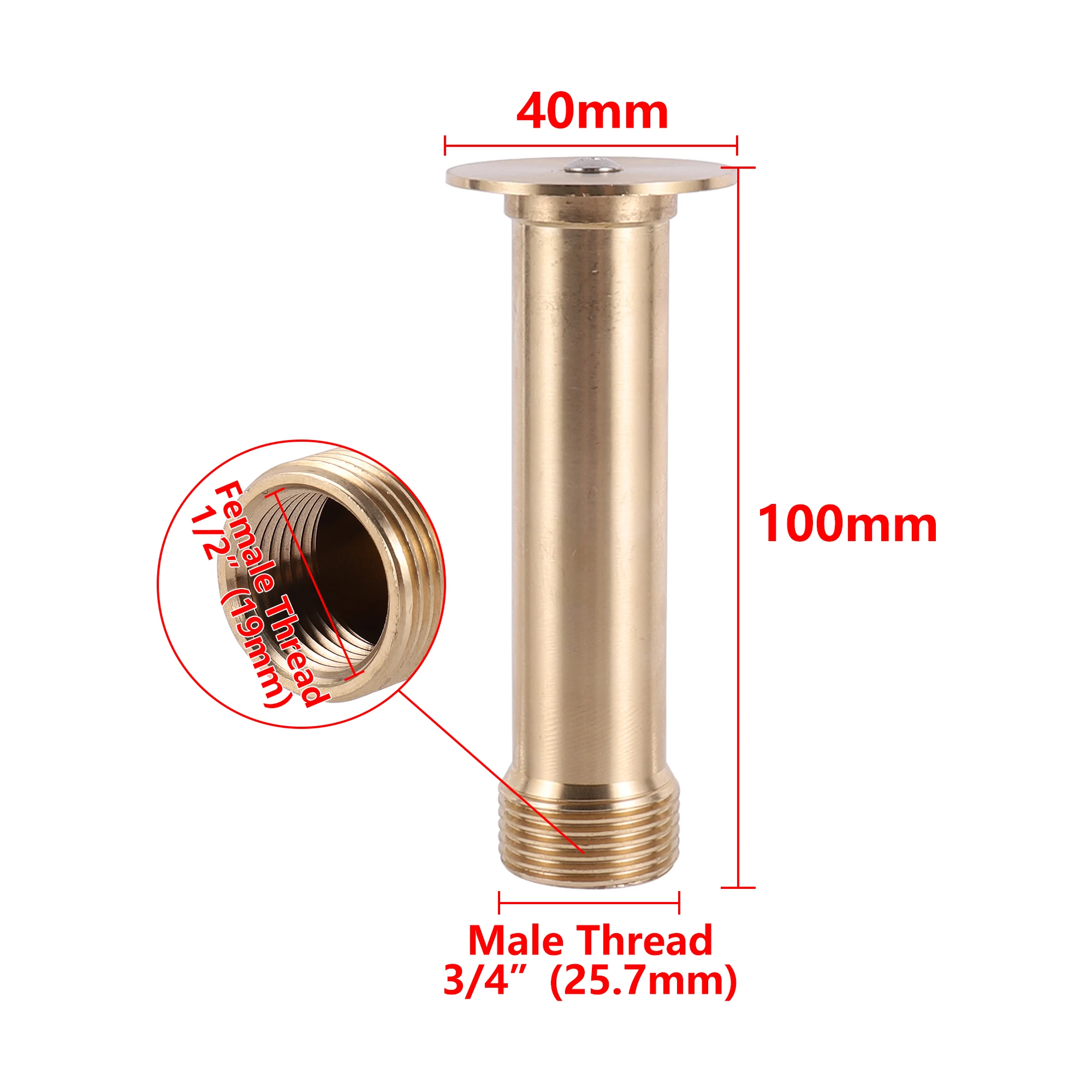 High-Quality Stainless Steel Brass 1/2