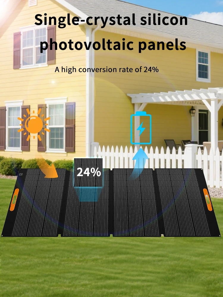 420W Tragbares Solarpanel Leichter Solar-Koffer für Powerstationen Outdoor-Aktivitäten Langlebig IP68 Wasserdicht RV – Detail 2