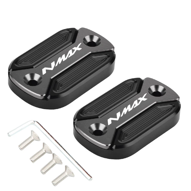 Apto para yamaha nmax125 nmax155 tampa do reservatório de fluido de freio dianteiro da motocicleta protetor nmax fluido de freio decorar tampa