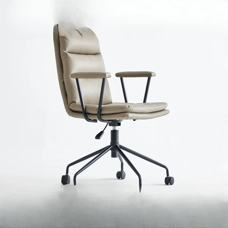 

Leather chair household bedroom desk chair