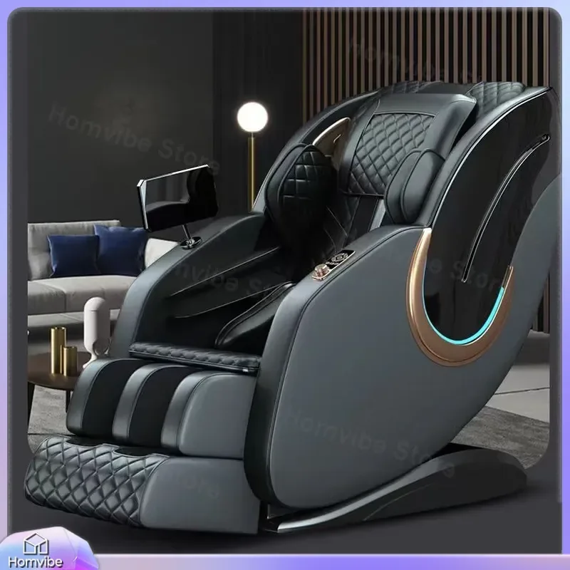 Luxury Massage Chair Automatic Full Body Kneading Neck Back Massager Multifunctional Space Capsule Home Furniture