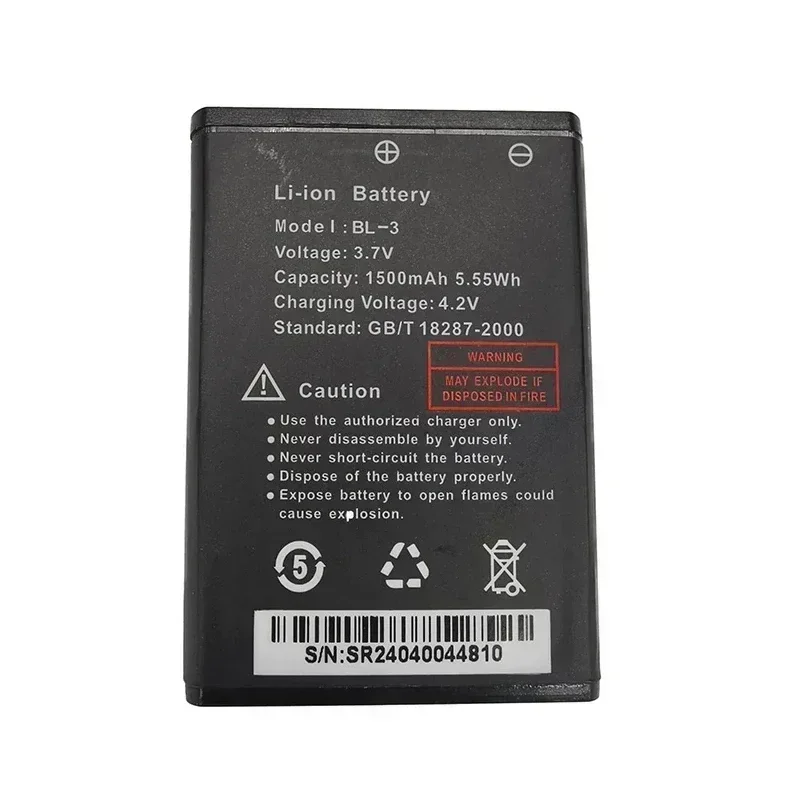 [BL-3] for T6/T7 C50/512/BF-UV3R Two Way Radio Accessories Radio Battery 3.7V 1500mAh for Baofeng UV-3R Walkie Talkie Battery